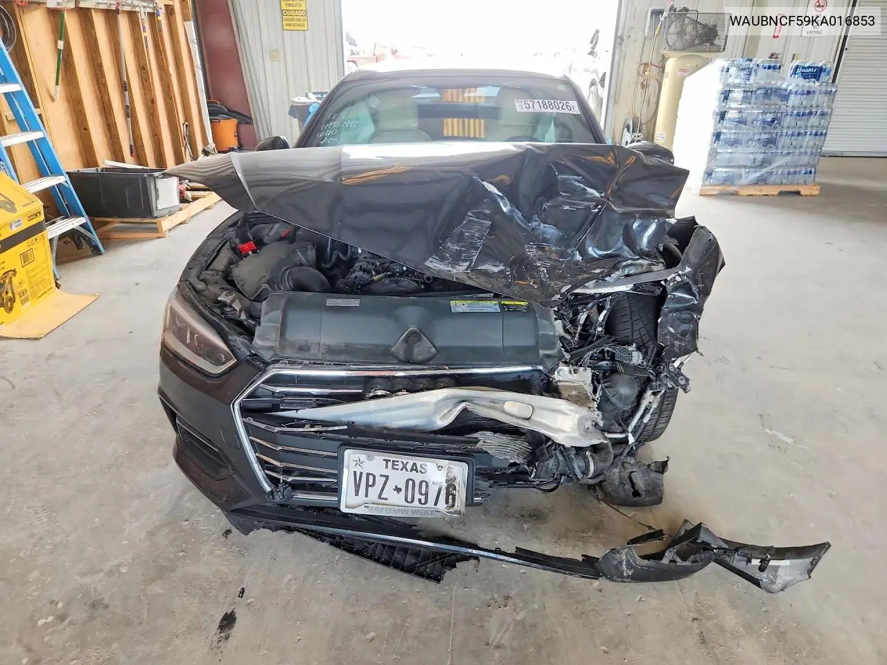 2019 Audi A5 Premium Plus VIN: WAUBNCF59KA016853 Lot: 57188026