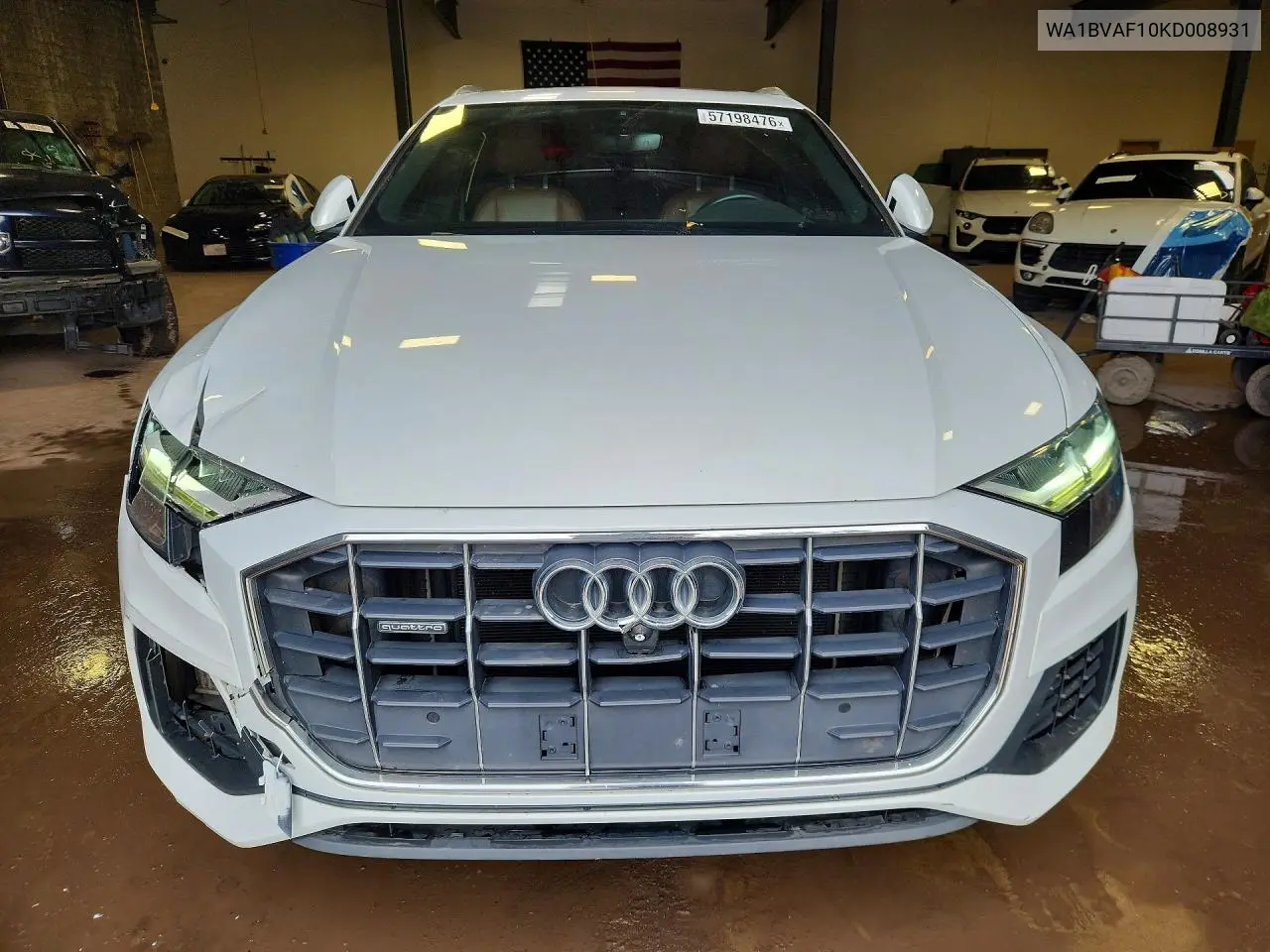 2019 Audi Q8 Premium Plus VIN: WA1BVAF10KD008931 Lot: 57198476