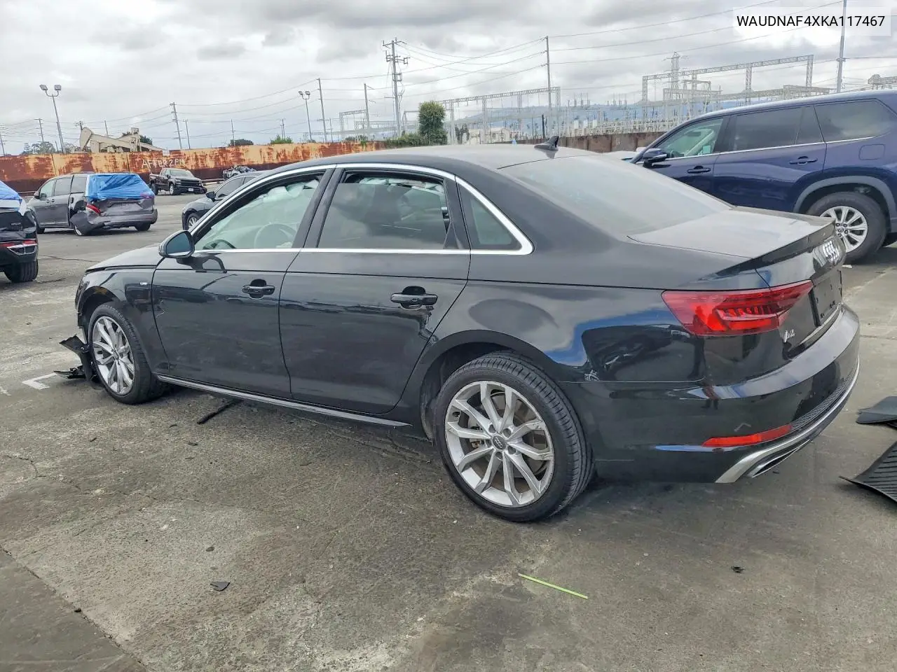 2019 Audi A4 Premium VIN: WAUDNAF4XKA117467 Lot: 57226466