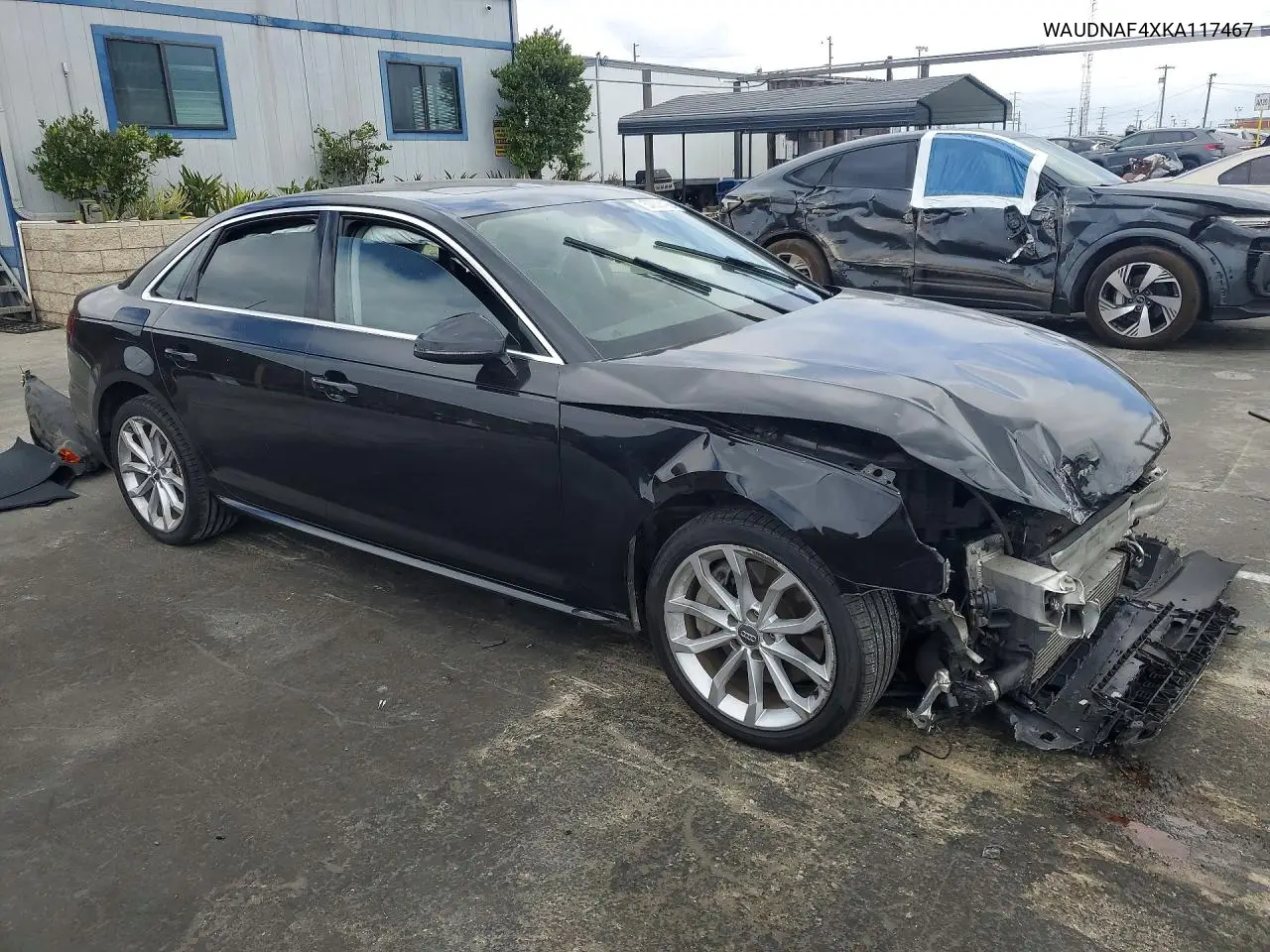 2019 Audi A4 Premium VIN: WAUDNAF4XKA117467 Lot: 57226466