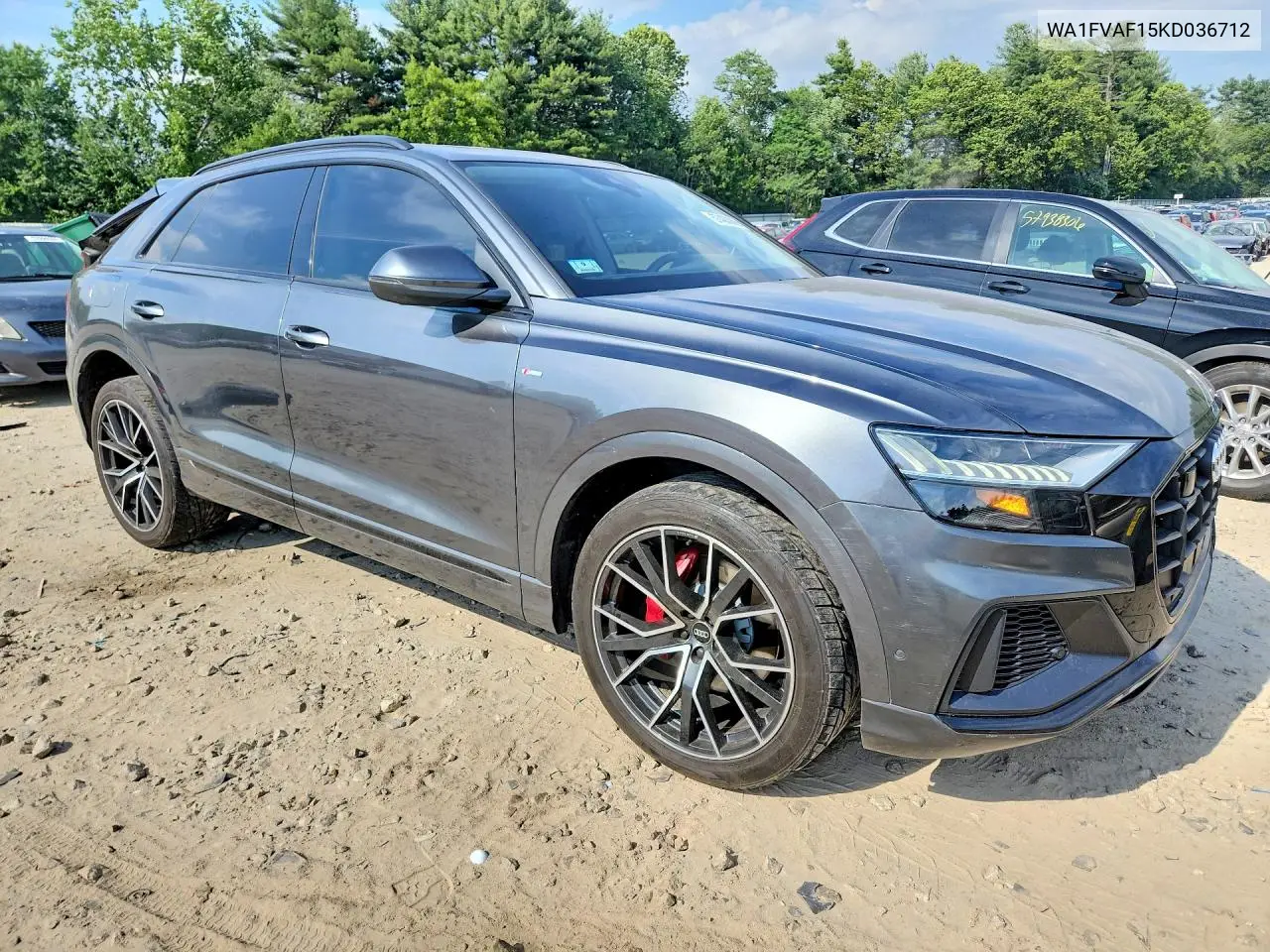 2019 Audi Q8 Prestige S-Line VIN: WA1FVAF15KD036712 Lot: 57463066