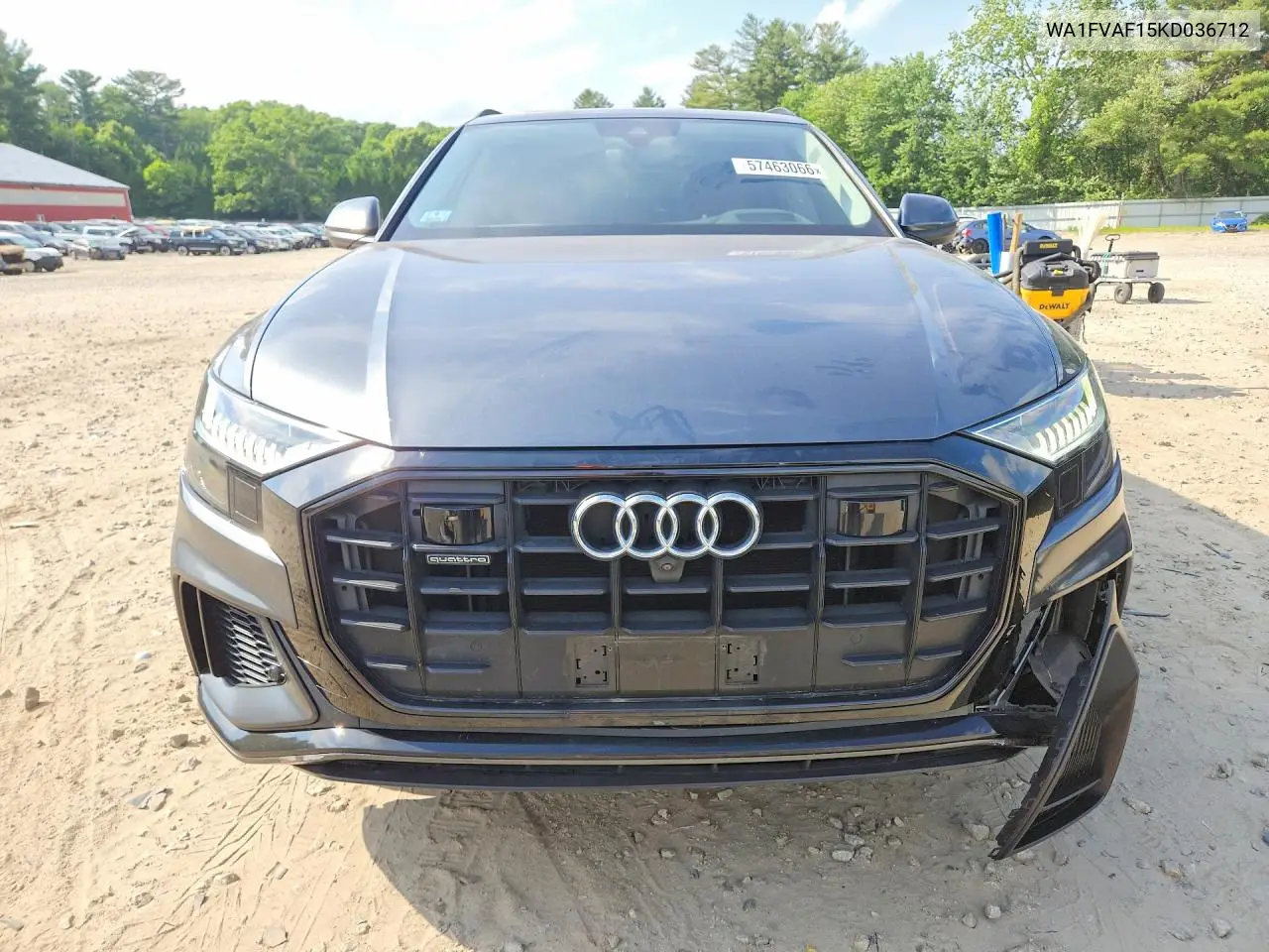 2019 Audi Q8 Prestige S-Line VIN: WA1FVAF15KD036712 Lot: 57463066