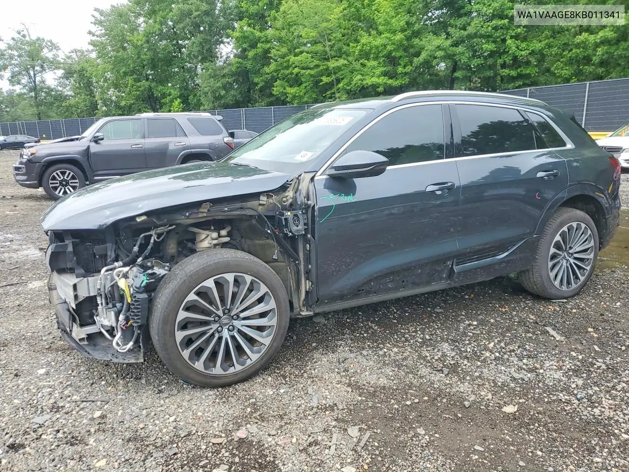 2019 Audi E-Tron Prestige VIN: WA1VAAGE8KB011341 Lot: 57685926