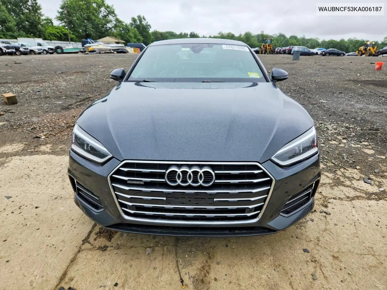 2019 Audi A5 Premium Plus VIN: WAUBNCF53KA006187 Lot: 57831096