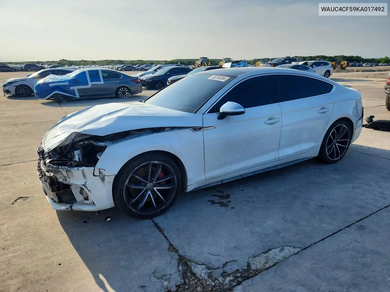 2019 Audi S5 Prestige VIN: WAUC4CF59KA017492 Lot: 58205056