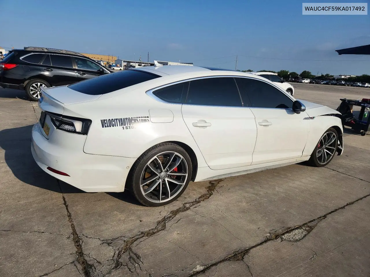 2019 Audi S5 Prestige VIN: WAUC4CF59KA017492 Lot: 58205056