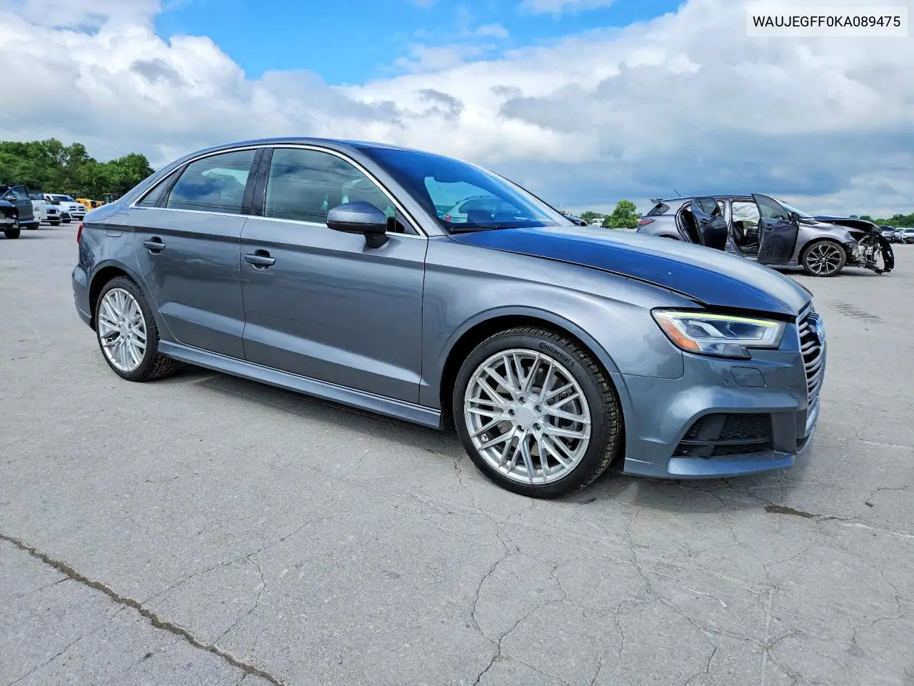 2019 Audi A3 Premium Plus VIN: WAUJEGFF0KA089475 Lot: 58476116