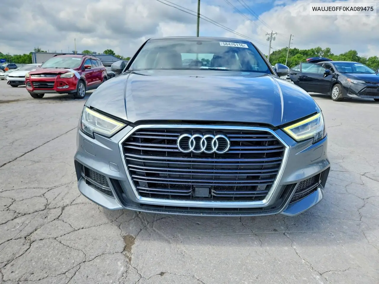 2019 Audi A3 Premium Plus VIN: WAUJEGFF0KA089475 Lot: 58476116
