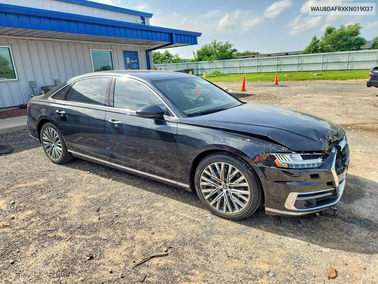 2019 Audi A8 L VIN: WAU8DAF8XKN019037 Lot: 58861416