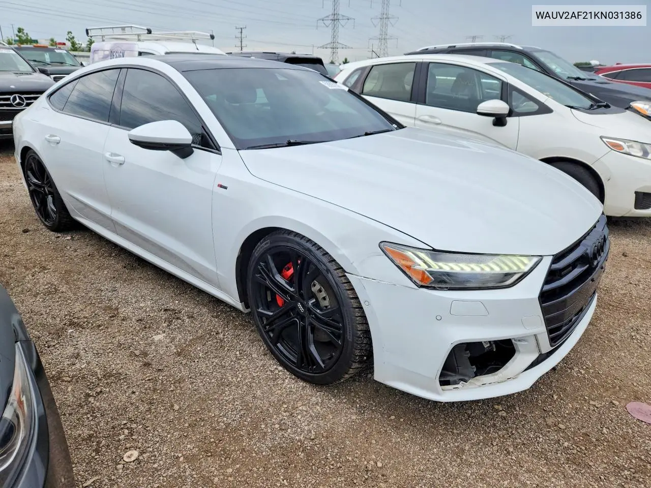 2019 Audi A7 Prestige S-Line VIN: WAUV2AF21KN031386 Lot: 58897036
