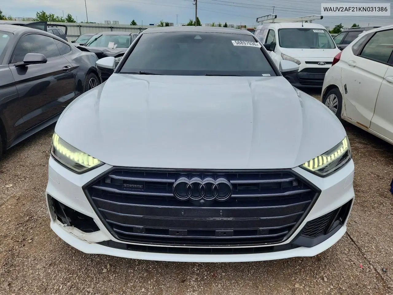 2019 Audi A7 Prestige S-Line VIN: WAUV2AF21KN031386 Lot: 58897036