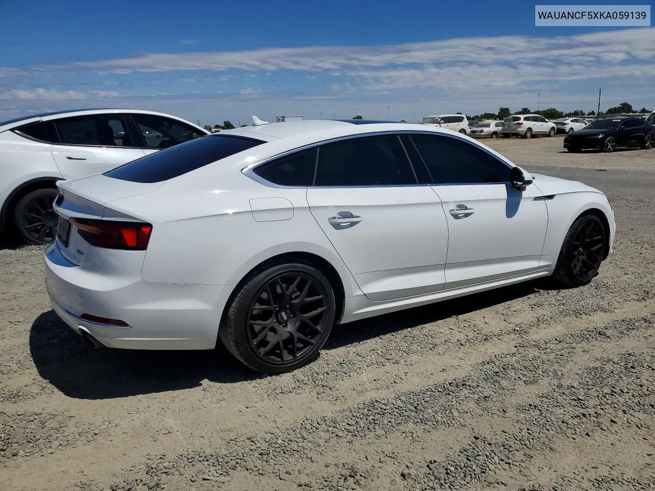 2019 Audi A5 Premium VIN: WAUANCF5XKA059139 Lot: 59166416