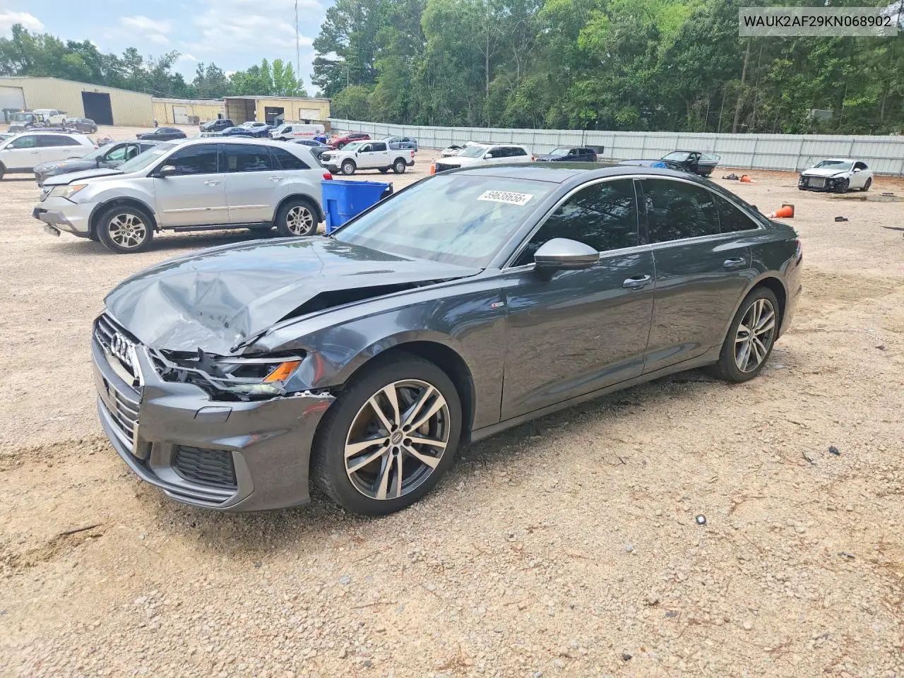 2019 Audi A6 Premium VIN: WAUK2AF29KN068902 Lot: 59638656