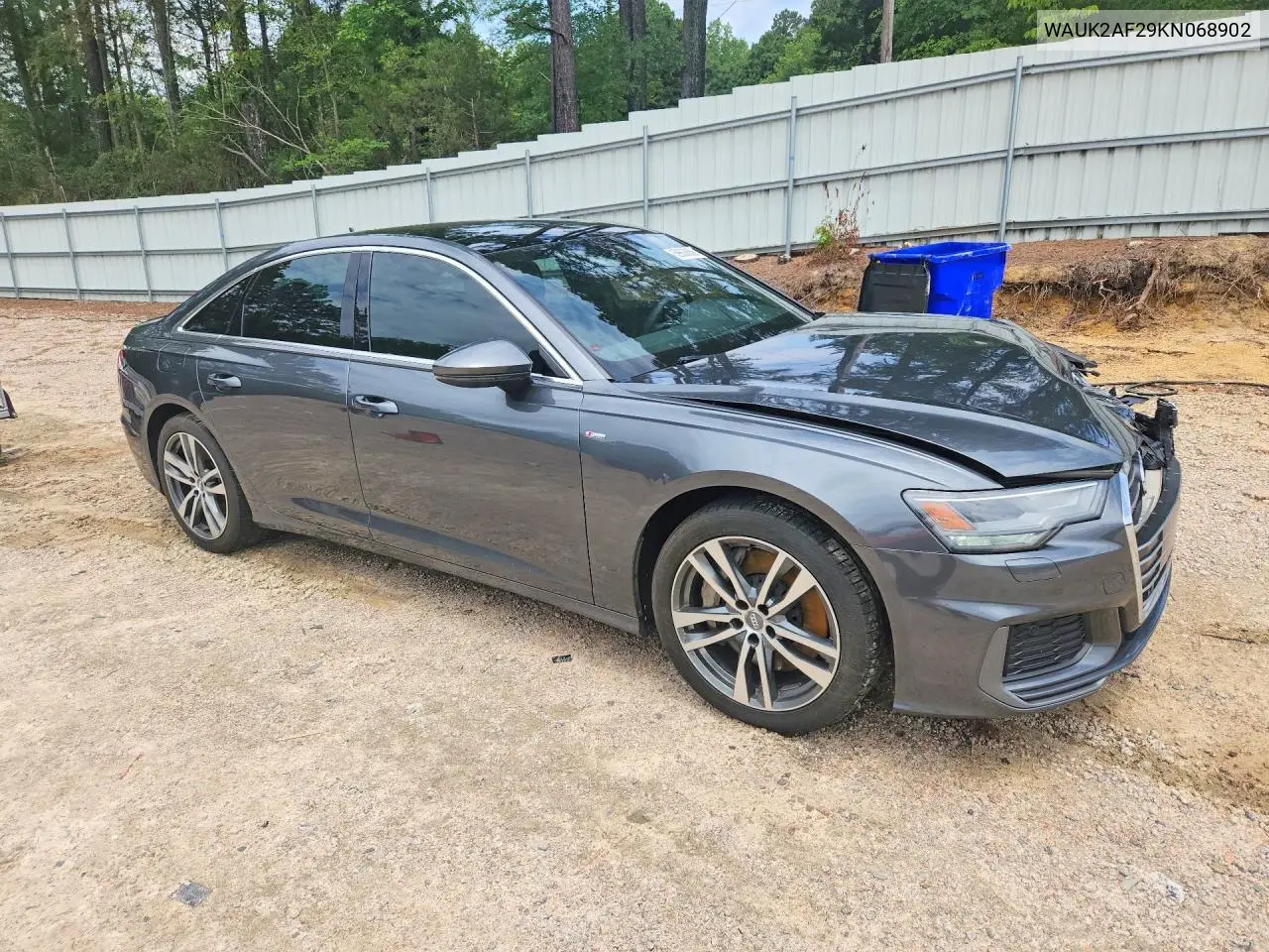2019 Audi A6 Premium VIN: WAUK2AF29KN068902 Lot: 59638656