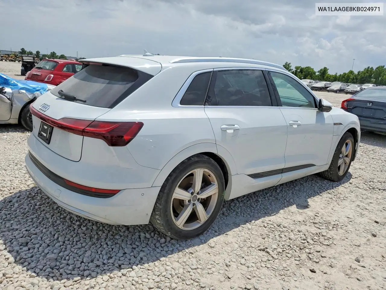 2019 Audi E-Tron Premium Plus VIN: WA1LAAGE8KB024971 Lot: 59670476