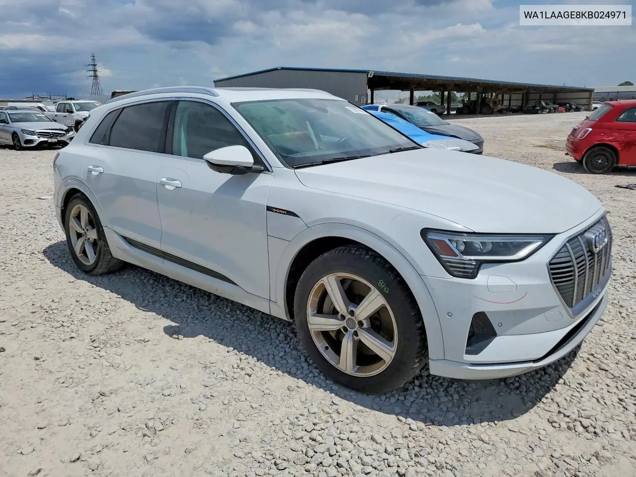 2019 Audi E-Tron Premium Plus VIN: WA1LAAGE8KB024971 Lot: 59670476