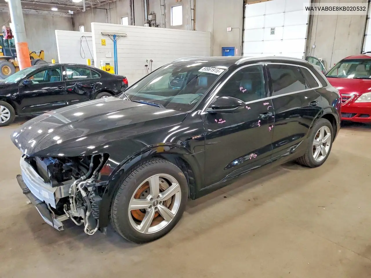 2019 Audi E-Tron Prestige VIN: WA1VABGE8KB020532 Lot: 59961916