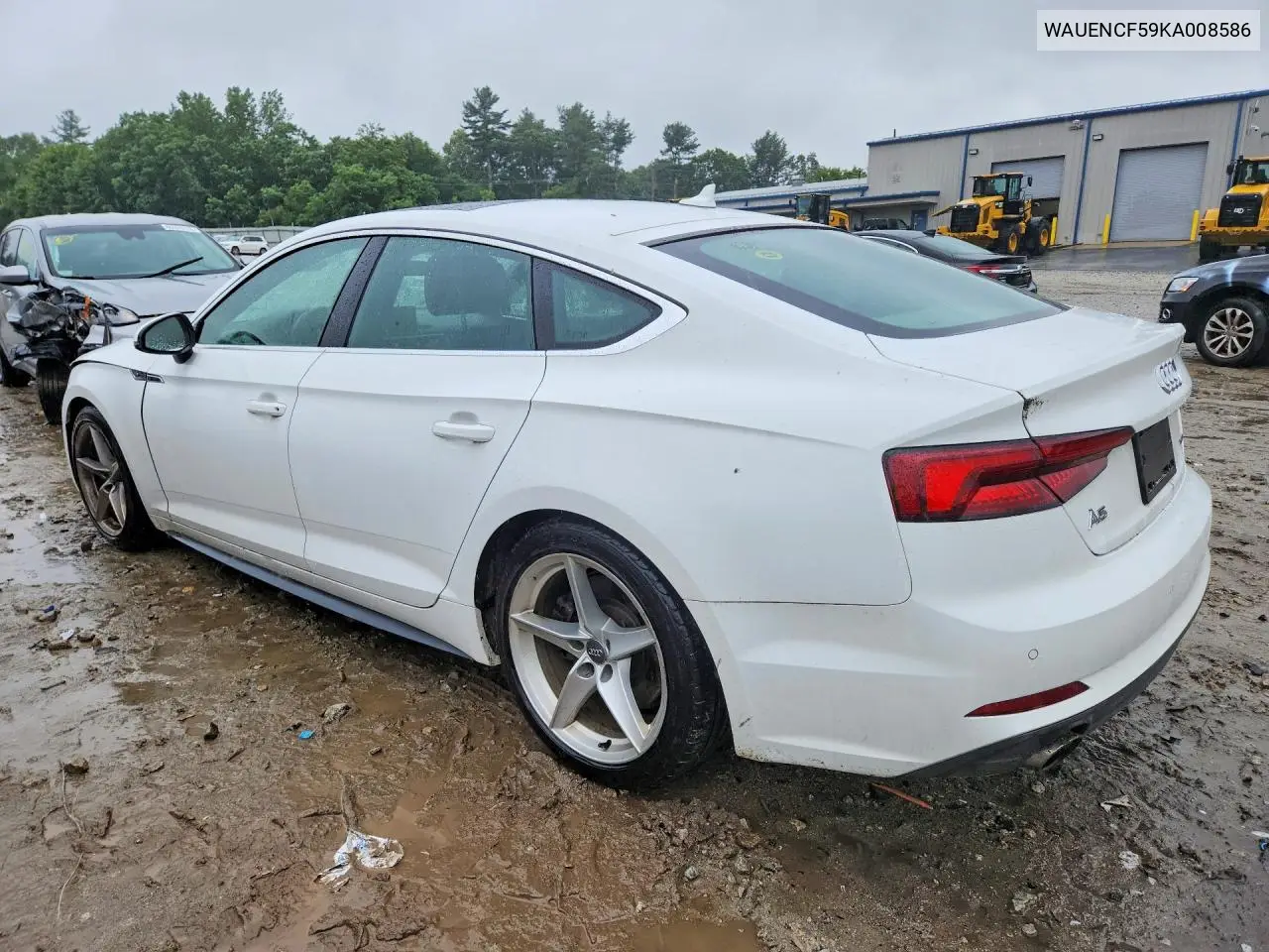 2019 Audi A5 Premium Plus S-Line VIN: WAUENCF59KA008586 Lot: 60036866