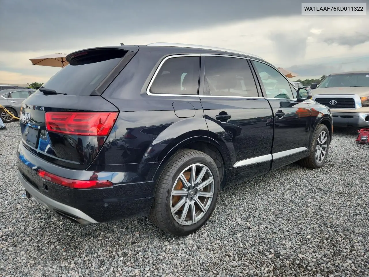 2019 Audi Q7 Premium Plus VIN: WA1LAAF76KD011322 Lot: 60057976