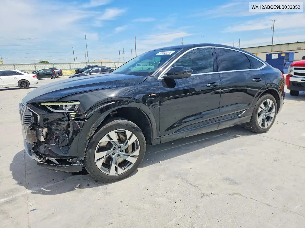 2020 Audi E-Tron Sportback Premium Plus VIN: WA12ABGE9LB033052 Lot: 50498046