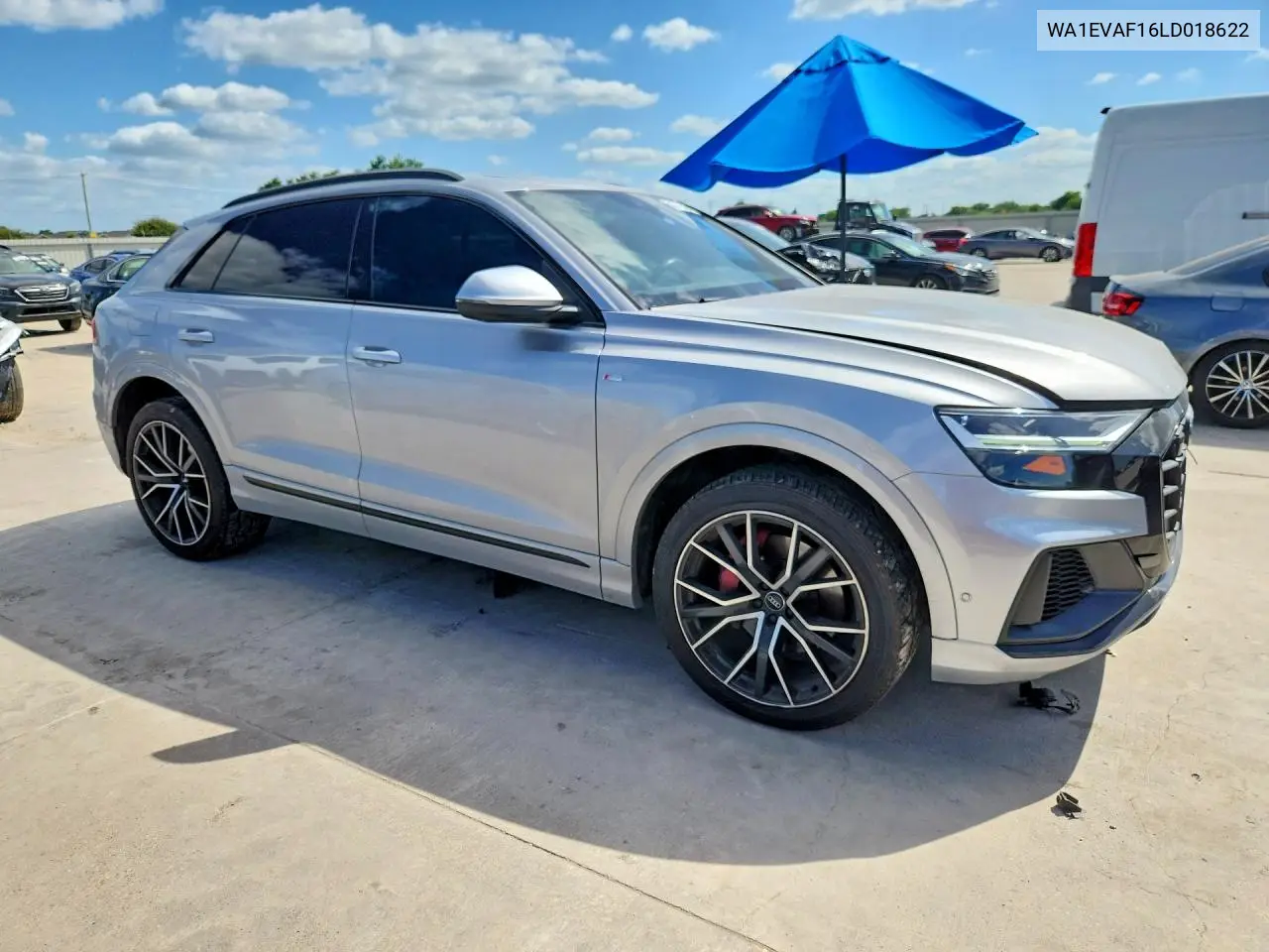 2020 Audi Q8 Premium Plus S-Line VIN: WA1EVAF16LD018622 Lot: 50731546