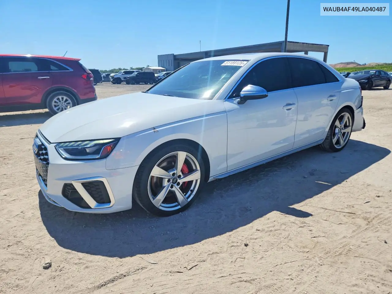 2020 Audi S4 Premium Plus VIN: WAUB4AF49LA040487 Lot: 51159126