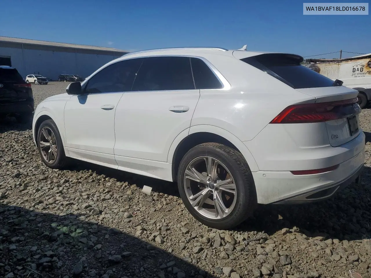 2020 Audi Q8 Premium Plus VIN: WA1BVAF18LD016678 Lot: 51291116