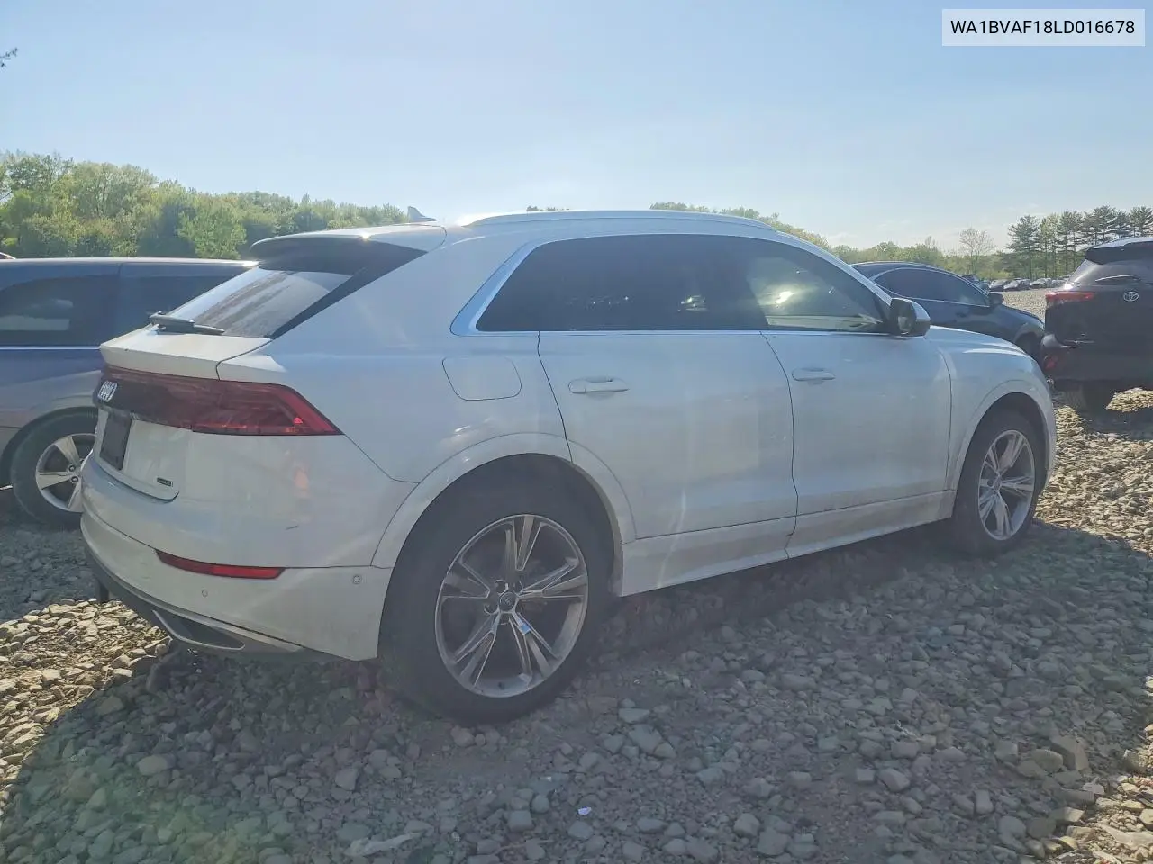 2020 Audi Q8 Premium Plus VIN: WA1BVAF18LD016678 Lot: 51291116