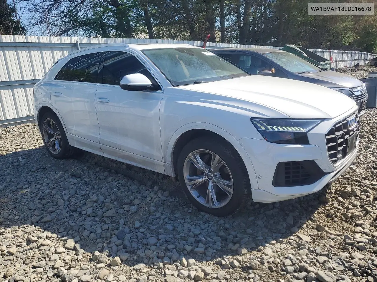 2020 Audi Q8 Premium Plus VIN: WA1BVAF18LD016678 Lot: 51291116
