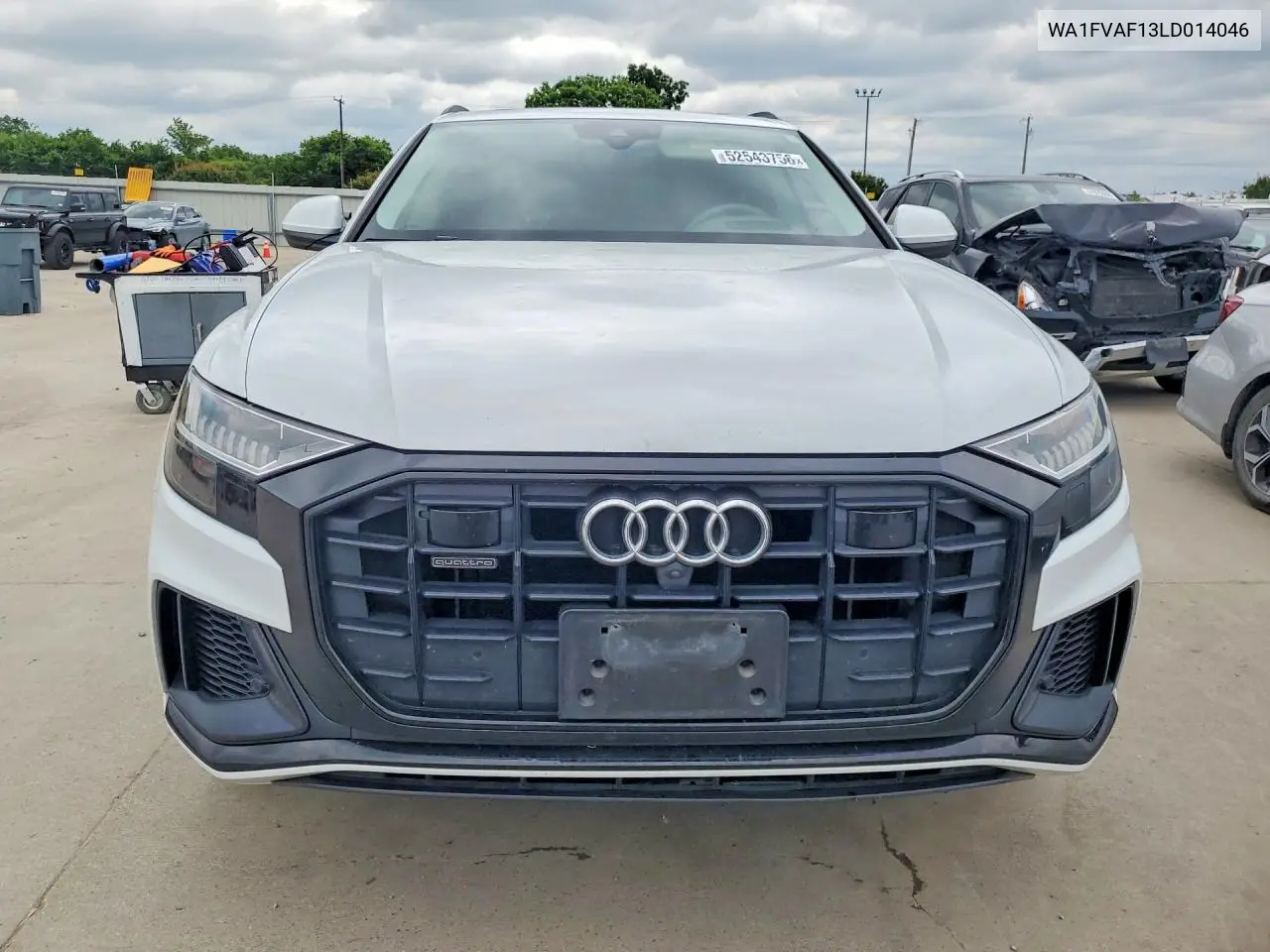 2020 Audi Q8 Prestige S-Line VIN: WA1FVAF13LD014046 Lot: 52543756