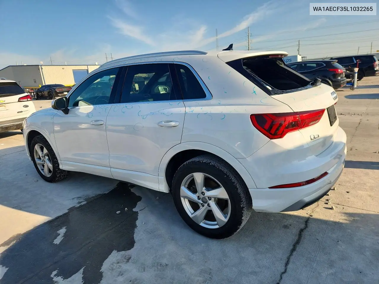 2020 Audi Q3 Premium VIN: WA1AECF35L1032265 Lot: 54914076