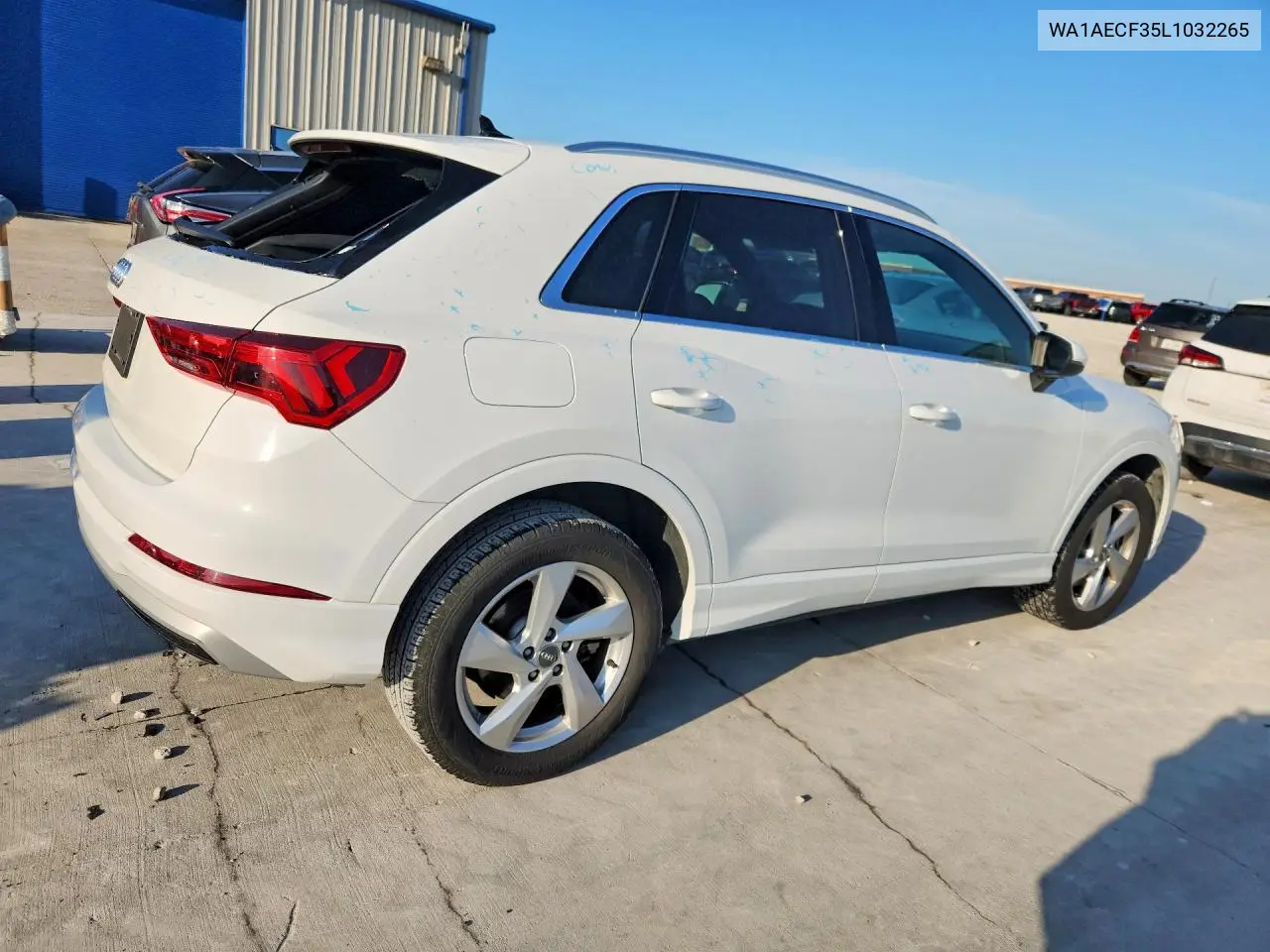 2020 Audi Q3 Premium VIN: WA1AECF35L1032265 Lot: 54914076