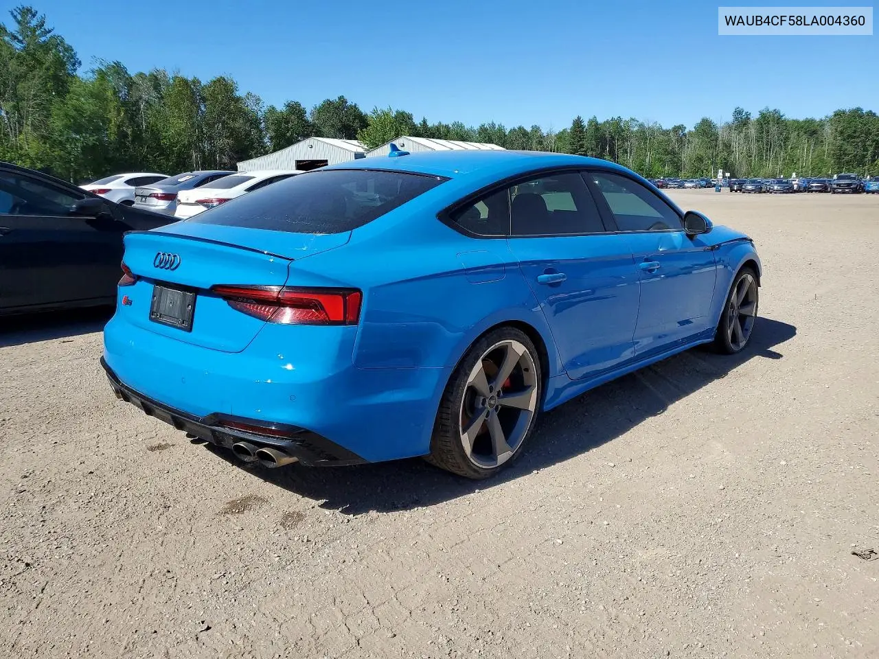 2020 Audi S5 Prestige VIN: WAUB4CF58LA004360 Lot: 55973086