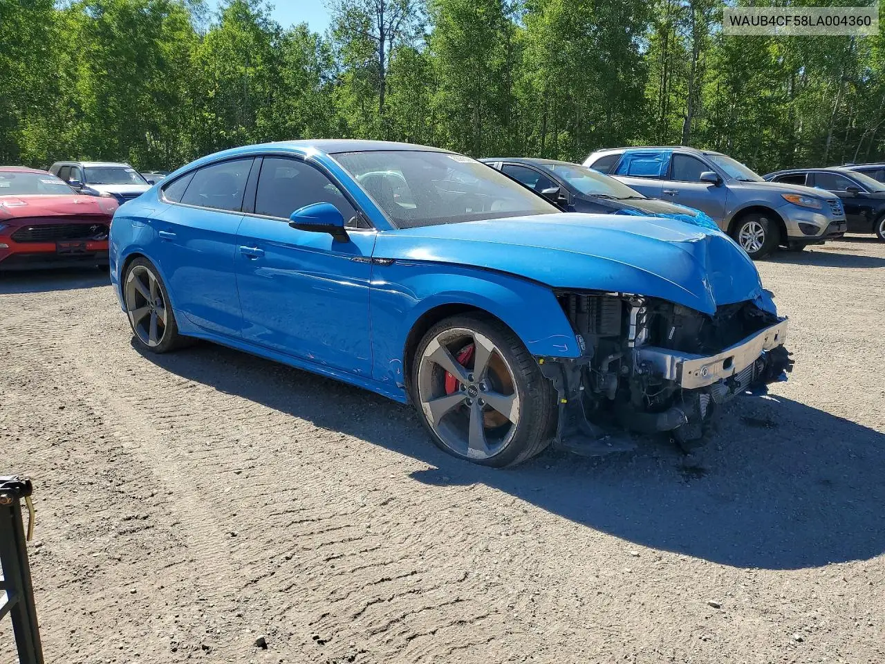 2020 Audi S5 Prestige VIN: WAUB4CF58LA004360 Lot: 55973086