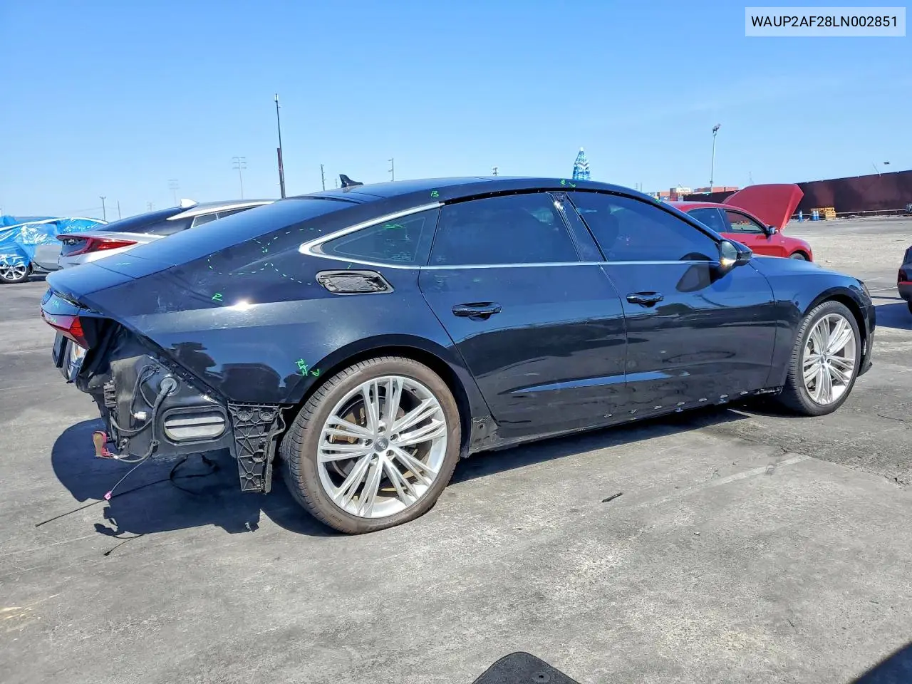 2020 Audi A7 Premium VIN: WAUP2AF28LN002851 Lot: 55974226