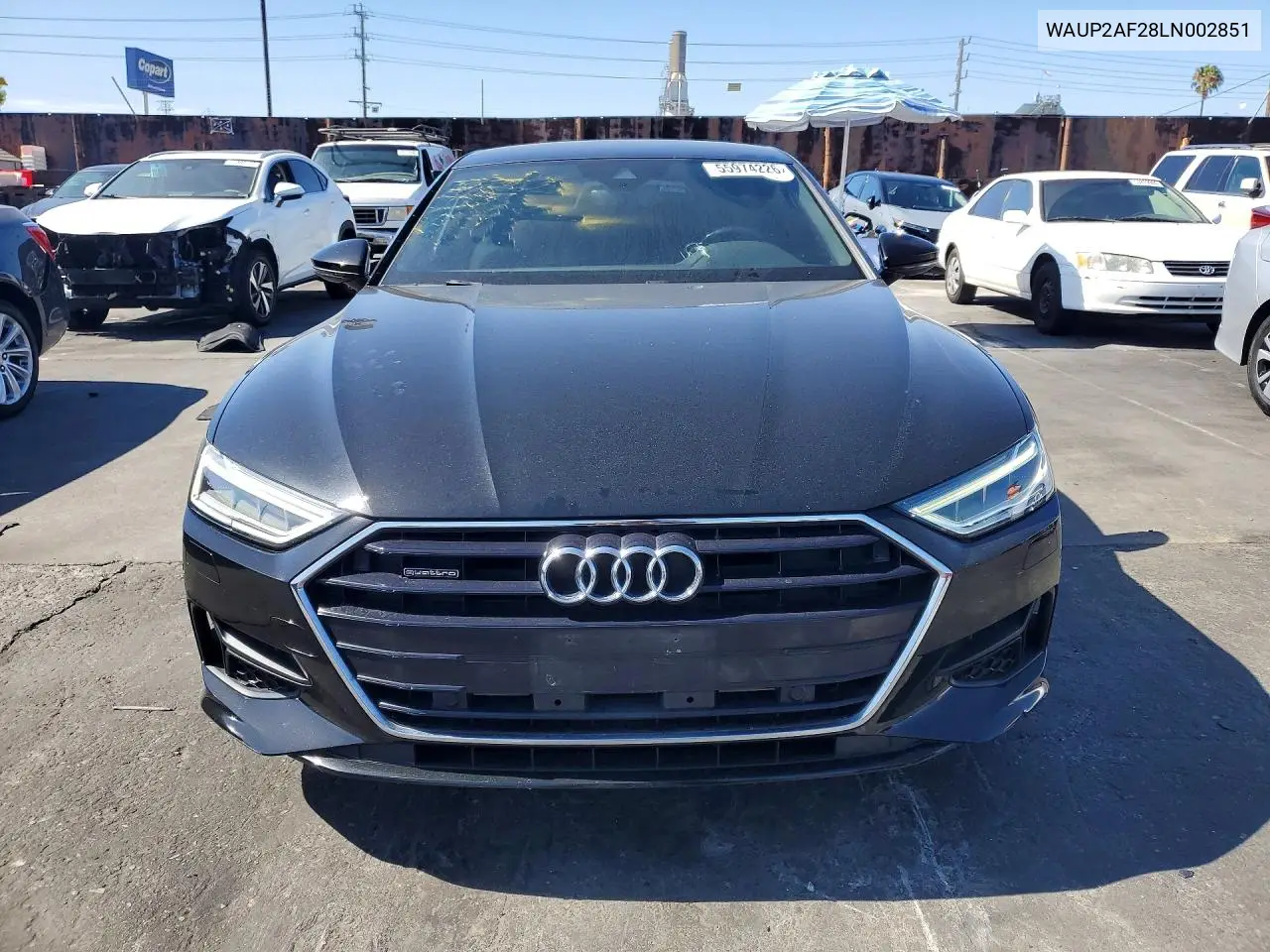 2020 Audi A7 Premium VIN: WAUP2AF28LN002851 Lot: 55974226