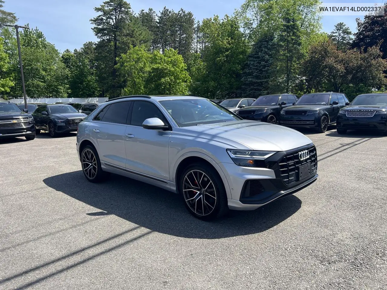2020 Audi Q8 Premium Plus S-Line VIN: WA1EVAF14LD002337 Lot: 56077456