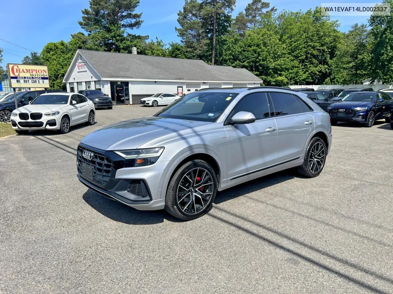 2020 Audi Q8 Premium Plus S-Line VIN: WA1EVAF14LD002337 Lot: 56077456