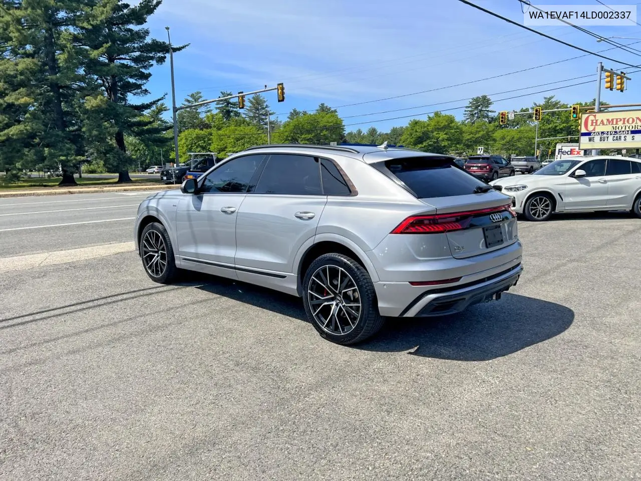 2020 Audi Q8 Premium Plus S-Line VIN: WA1EVAF14LD002337 Lot: 56077456