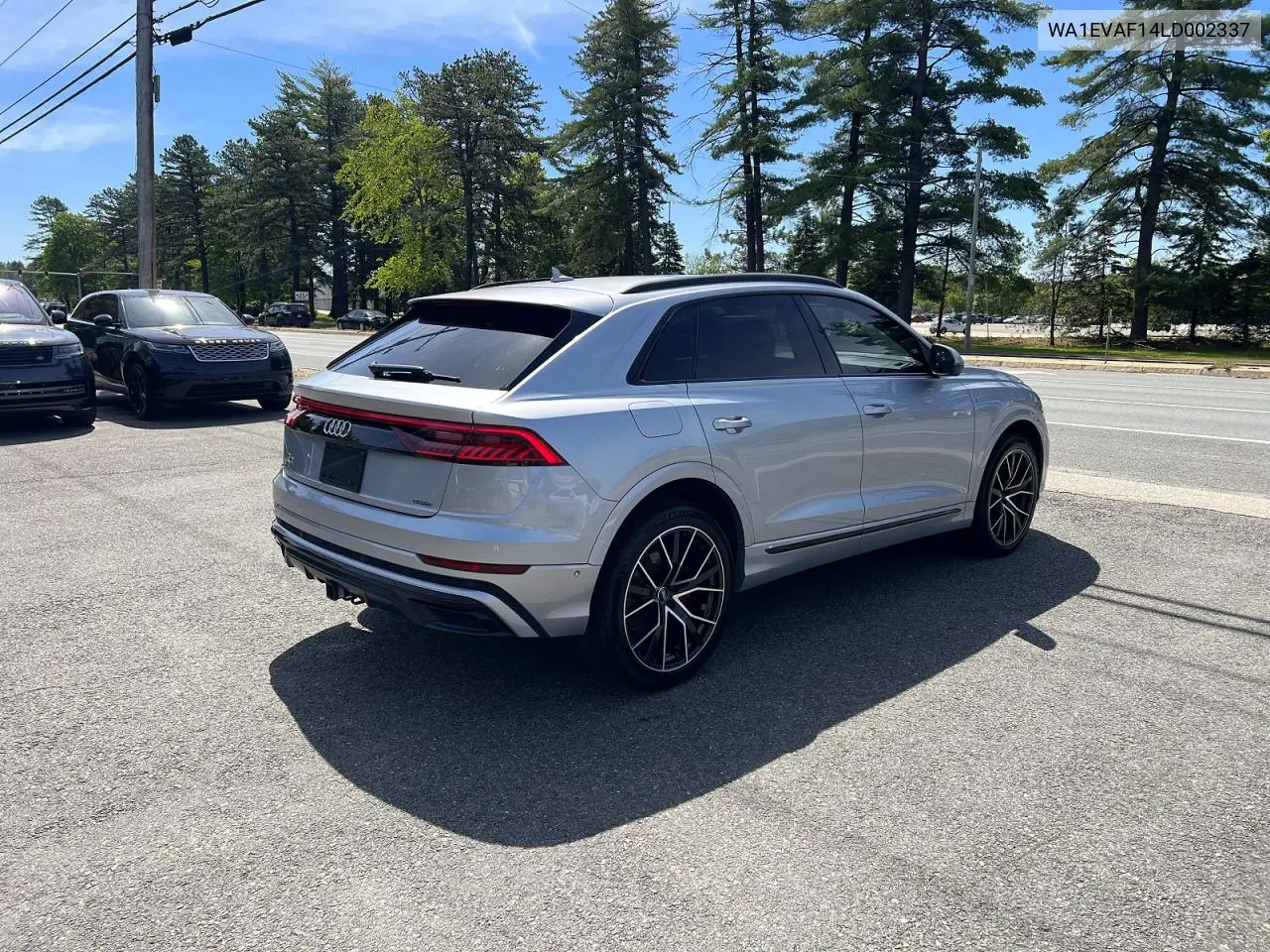 2020 Audi Q8 Premium Plus S-Line VIN: WA1EVAF14LD002337 Lot: 56077456