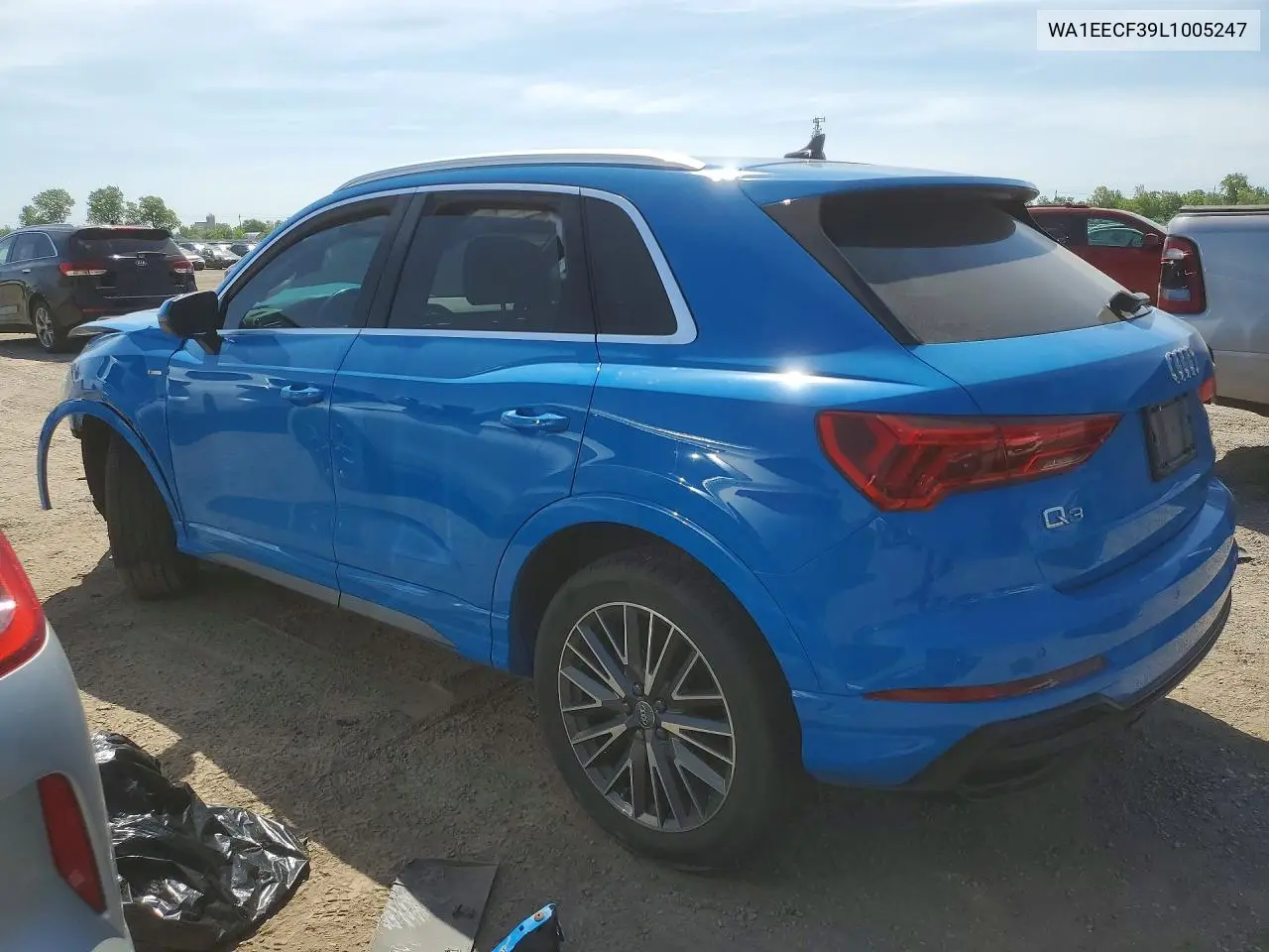 2020 Audi Q3 Premium Plus S-Line VIN: WA1EECF39L1005247 Lot: 56083696
