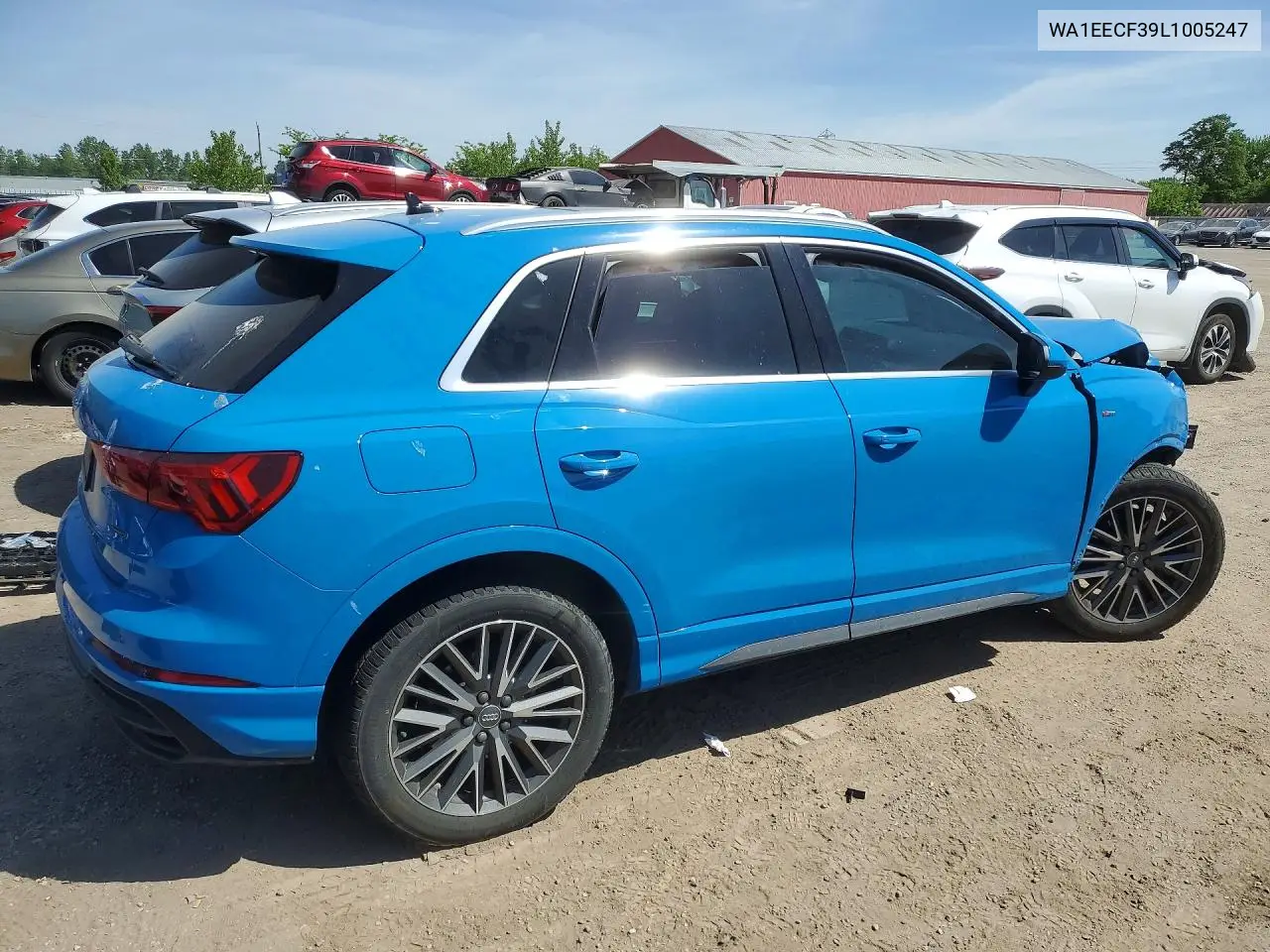 2020 Audi Q3 Premium Plus S-Line VIN: WA1EECF39L1005247 Lot: 56083696