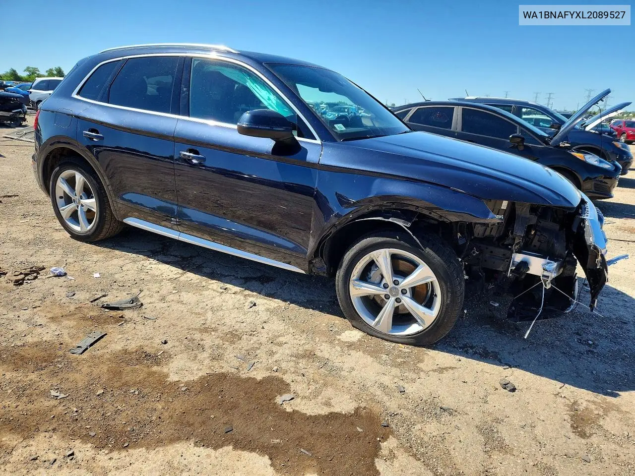 2020 Audi Q5 Premium Plus VIN: WA1BNAFYXL2089527 Lot: 57366856