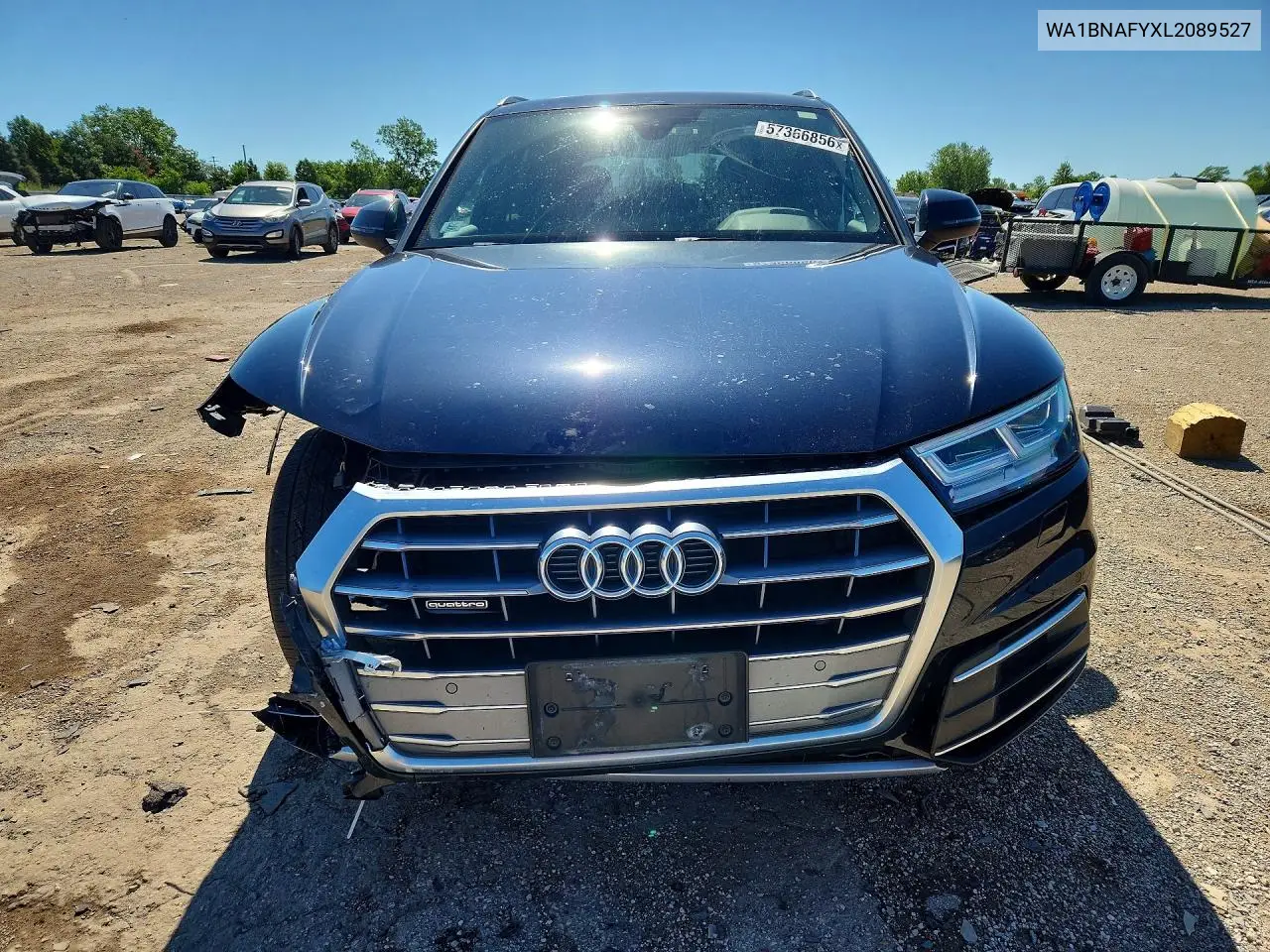 2020 Audi Q5 Premium Plus VIN: WA1BNAFYXL2089527 Lot: 57366856