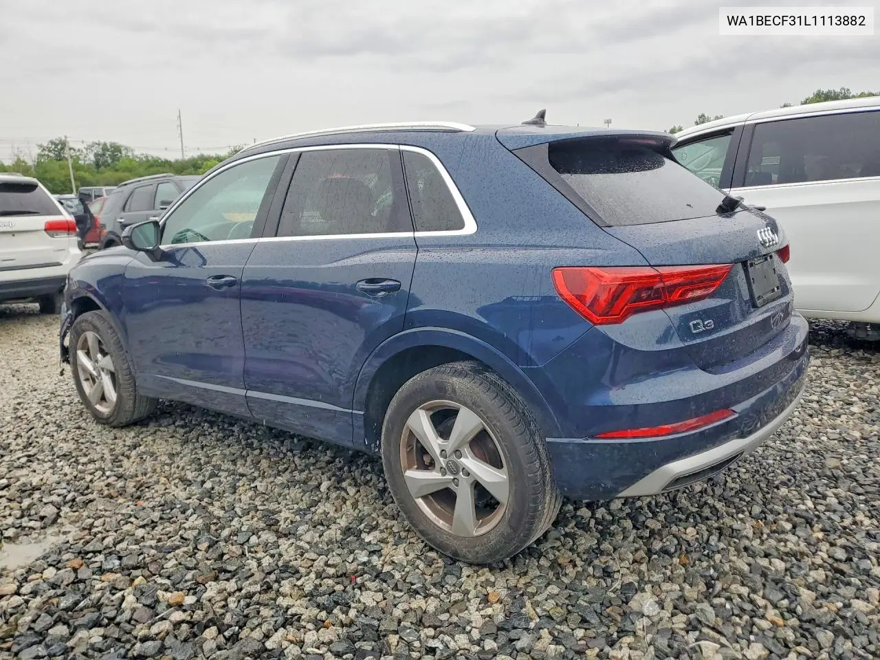 2020 Audi Q3 Premium Plus VIN: WA1BECF31L1113882 Lot: 58295446