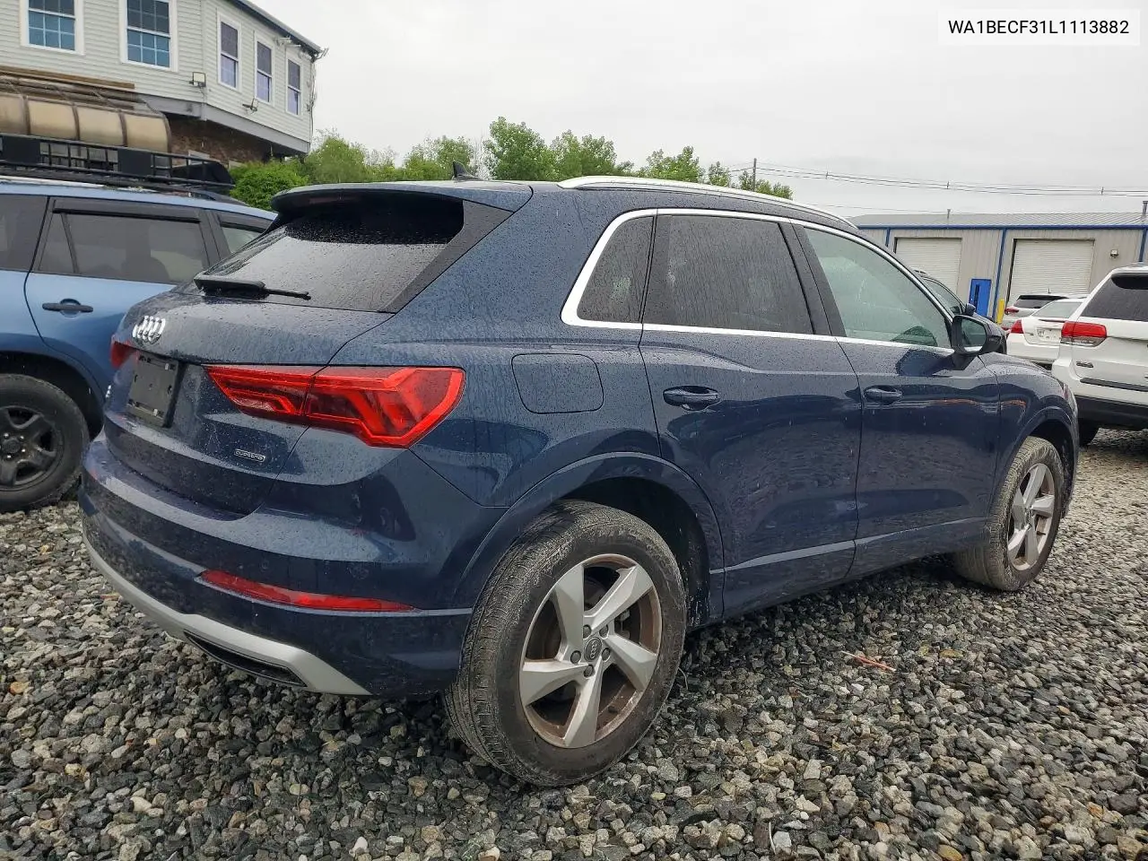 2020 Audi Q3 Premium Plus VIN: WA1BECF31L1113882 Lot: 58295446