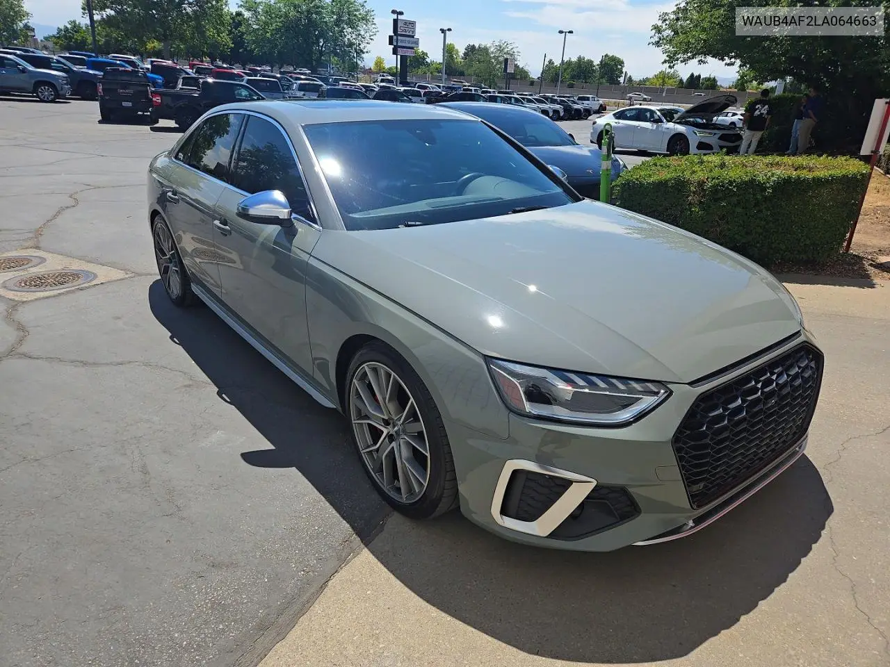 2020 Audi S4 VIN: WAUB4AF42LA064663 Lot: 58465716