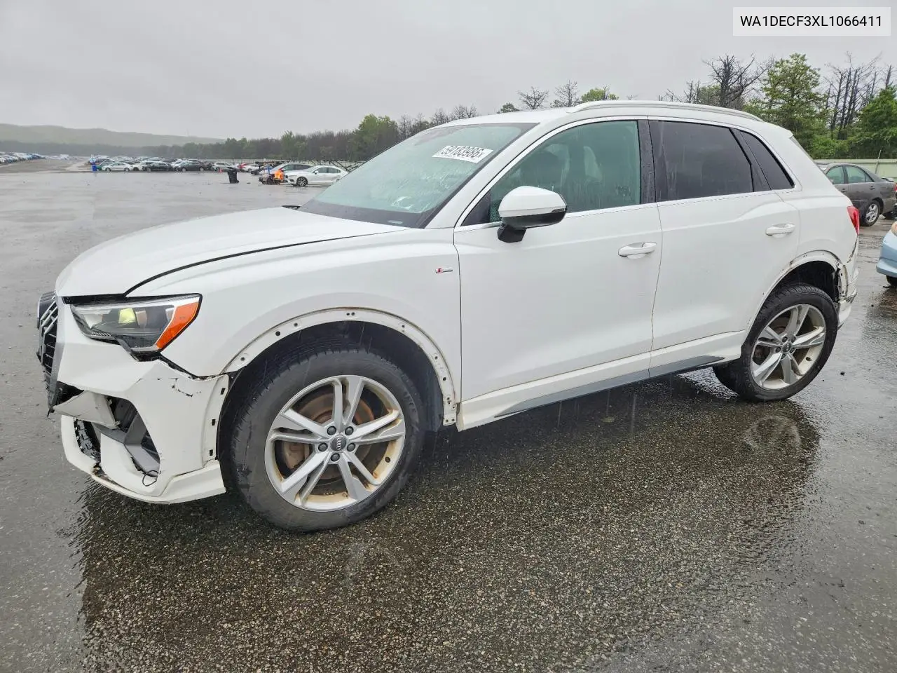 2020 Audi Q3 Premium S Line VIN: WA1DECF3XL1066411 Lot: 59183986