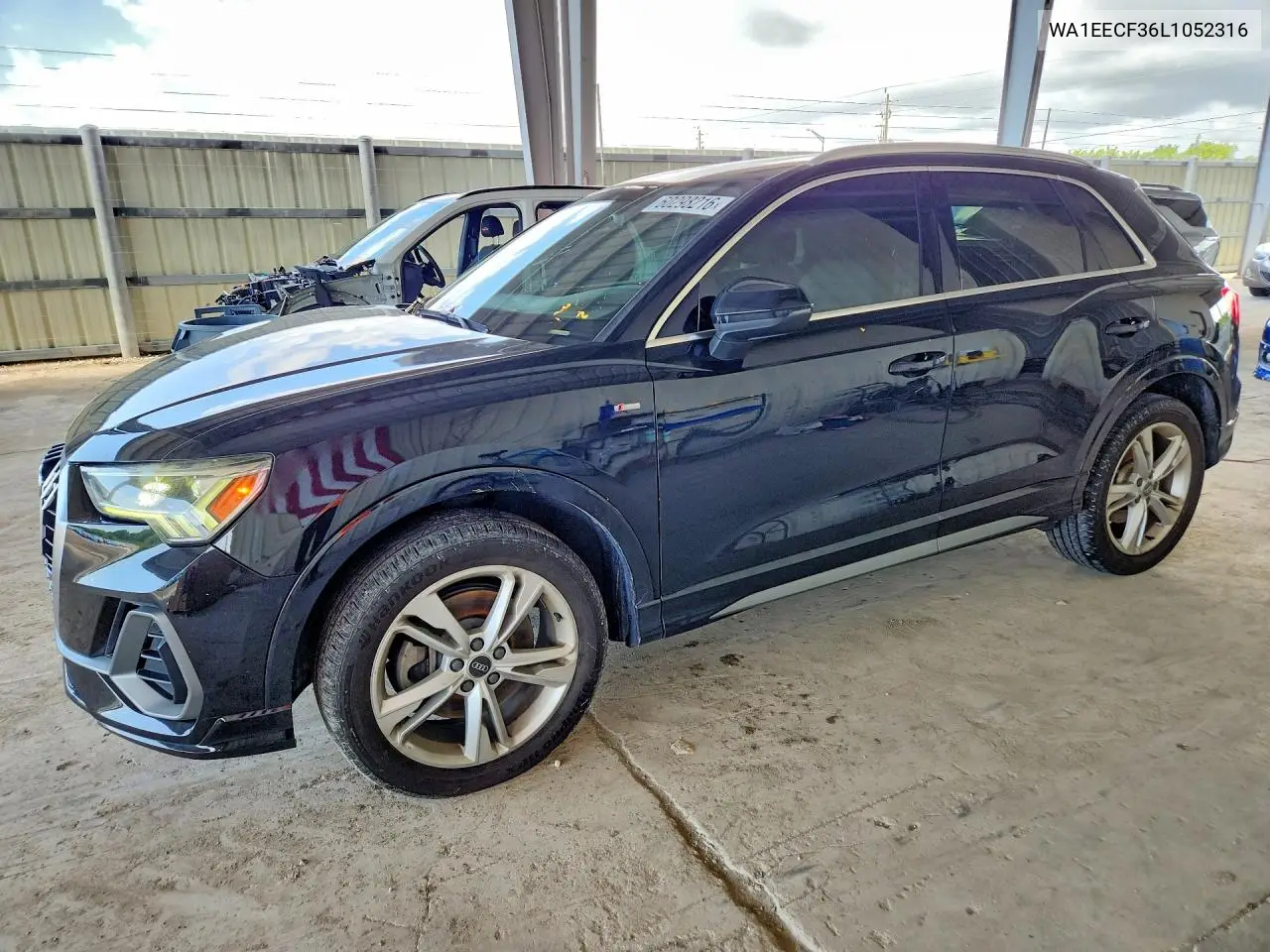 2020 Audi Q3 Premium Plus S-Line VIN: WA1EECF36L1052316 Lot: 60298216