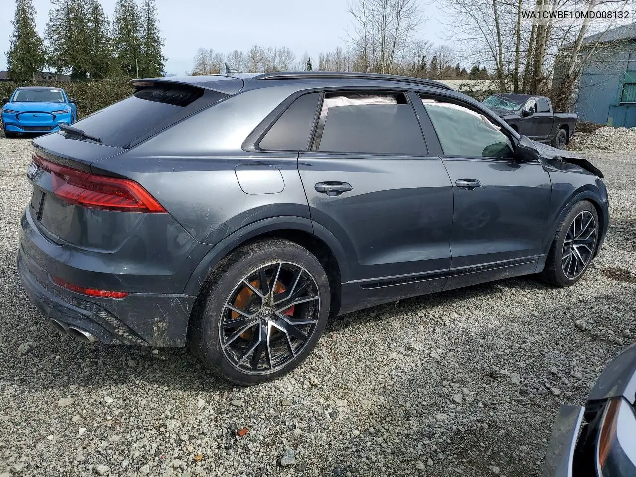 2021 Audi Sq8 Prestige VIN: WA1CWBF10MD008130 Lot: 45595726